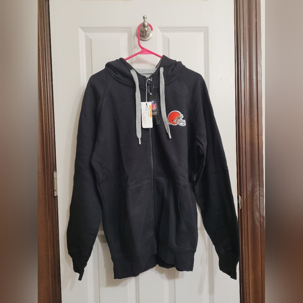 Antigua zip up NFL Cleveland Browns hoodie